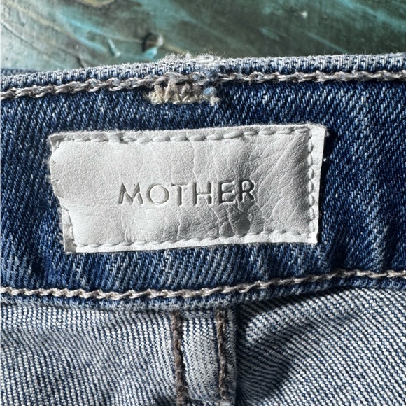MOTHER - The Stunner Ankle Step Fray Jeans in Helter Skelter Size 28 - Picture 12 of 16